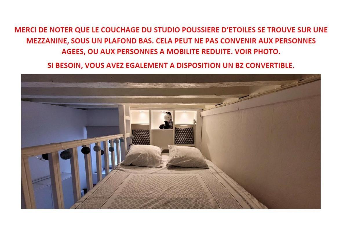 Des Histoires D'Anges - Cote Ville - 2 Meubles Classes - Accueil Velo 투르뉘 외부 사진